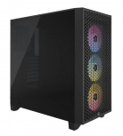 Gabinete Corsair 3000D RGB AIRFLOW, Midi-Tower, ATX/Micro-ATX/Mini-ITX, USB 3.0, sin Fuente, 3 Ventiladores Instalados, Negro - Imagen adicional 2