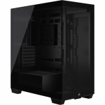 Gabinete Corsair Icue Link 3500X, Midi-Tower, ATX/EATX/Micro-ATX/Mini-ITX, USB 3.0, sin Fuente, sin Ventiladores Instalados, Negro ― La tapa de cristal está quebrada en un lado y el techo del gabinete presenta algunos arañazos.