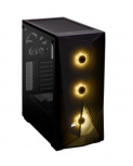 Gabinete Corsair SPEC-DELTA RGB con Ventana, Midi-Tower, ATX, USB 3.0, con Fuente de 650W, 3 Ventiladores RGB Instalados, Negro - Imagen adicional 1