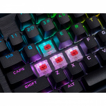 Teclado Gamer Corsair K70 RGB PRO LED RGB, Teclado Mecánico, Cherry MX Red, Alámbrico, USB, Negro, Inglés - Imagen adicional 1
