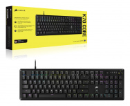 Teclado Gamer Corsair K70 CORE RGB LED RGB, Teclado Mecánico, MLX Red, Alámbrico, USB, Negro, Inglés - Imagen adicional 1