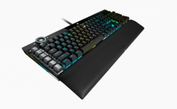 Teclado Gamer Corsair K100 RGB LED RGB, Teclado Mecánico, Cherry MX Speed, Alámbrico, USB, Negro, Inglés - Imagen adicional 1