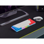 Teclado Gamer Corsair K70 PRO MINI WIRELESS 60%, Teclado Mecánico, Switch Cherry MX Red, Inalámbrico, Blanco (Inglés) - Imagen adicional 6