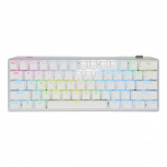 Teclado Gamer Corsair K70 PRO MINI WIRELESS 60%, Teclado Mecánico, Switch Cherry MX Red, Inalámbrico, Blanco (Inglés)