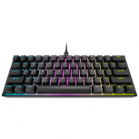 Teclado Gamer Corsair K65 RGB Mini 60%, Teclado Mecánico, Switch Cherry MX Speed, Alámbrico, Negro (Inglés) image