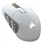 Mouse Gamer Corsair Scimitar Elite, Inalámbrico, Óptico, 33.000DPI, RF Wireless/Bluetooth/USB-C, Blanco image