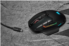Mouse Gamer Corsair Óptico Dark Core Pro RGB SE, Inalámbrico, USB, 18.000DPI, Negro image