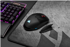 Mouse Gamer Corsair Óptico Dark Core Pro RGB SE, Inalámbrico, USB, 18.000DPI, Negro image