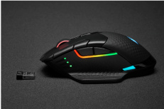 Mouse Gamer Corsair Óptico Dark Core Pro RGB SE, Inalámbrico, USB, 18.000DPI, Negro image