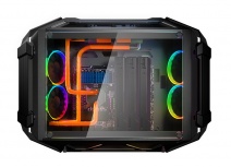 Gabinete Cougar 105LMT0001-00, Midi-Tower, ATX/CEB/Micro-ATX/Mini-ITX, USB 3.0, sin Fuente, sin Ventiladores Instalados, Negro - Imagen adicional 9