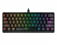Teclado Gamer Cougar Puri Mini RGB LED RGB 60%, Teclado Mecánico, Gateron Red, Alámbrico, USB, Negro, Inglés