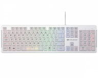 Teclado Gamer Cougar Vantar S RGB, Switch de Tijera, Alámbrico, Blanco (Inglés)