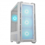 Gabinete Cougar MX600 RGB, Midi-Tower, ATX/EATX/Micro-ATX/Mini-ITX, USB 3.0, sin Fuente, 4 Ventiladores Instalados, Blanco - Imagen adicional 1