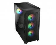 Gabinete Cougar Airface Pro RGB, Midi-Tower, ATX/CEB/EATX/Micro-ATX/Mini-ITX, USB 2.0/3.0, sin Fuente, 4 Ventiladores Instalados, Negro - Imagen adicional 2