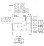 Gabinete Cougar Airface Pro RGB, Midi-Tower, ATX/CEB/EATX/Micro-ATX/Mini-ITX, USB 2.0/3.0, sin Fuente, 4 Ventiladores Instalados, Blanco - Imagen adicional 11