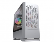 Gabinete Cougar MG140 Air RGB, Mini-Tower, Micro-ATX/Mini-ITX, USB 2.0/3.0, sin Fuente, 3 Ventiladores Instalados, Blanco - Imagen adicional 1