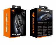 Mouse Gamer Cougar Óptico AIRBLADER, Alámbrico, USB, 16000DPI, Negro