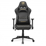 Cougar Silla Gamer Armor One V2, hasta 120kg, Negro/Dorado