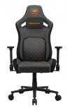 Cougar Silla Gamer Defensor F, hasta 120kg, Negro/Naranja