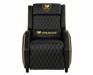 Cougar Sofá Gamer Ranger Royal, hasta 160Kg, Negro/Dorado