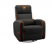Cougar Sofá Gamer FIDOM, hasta 150Kg, Negro/Naranja