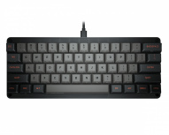 Teclado Gamer Cougar Puri Mini LED RGB 60%, Teclado Mecánico, Gateron Red, Alámbrico, USB, Negro, Inglés