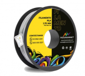 Createbot Bobina de Filamento PLA INV-057, Diámetro 1.75mm, 1kg, Gris