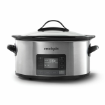 CrockPot Olla SCCPVFC630-S-BR, Antiadherente, 5.5 Litros, Acero Inoxidable