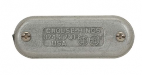 Crouse-Hinds Tapa para Condulet 970F, 3-1/2", Aluminio