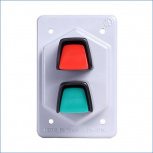Crouse-Hinds Botón Pulsador DS-171, Verde/Rojo