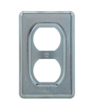 Crouse-Hinds Tapa para Pared DS-23, 2 Puertos, 1 Pieza, Gris