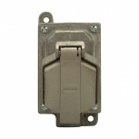 Crouse-Hinds Tomacorriente ENR21202, 1 Enchufes, 250V, 20A, Cobre