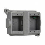 Crouse-Hinds Caja Condulets de Registro Doble FD-029, Gris