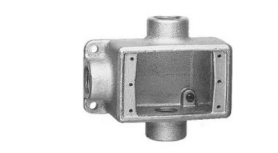 Crouse-Hinds Caja Condulet FST-3, 3 Puertos, 3", Aluminio