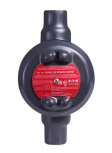Crouse-Hinds Caja Condulet GUAC-49 DBR, 2 Puertos, 1 1/4", PVC