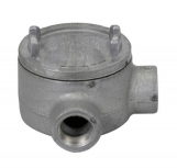 Crouse-Hinds Caja Condulet GUAL-59, 2 Puertos, 1 1/2", Aluminio