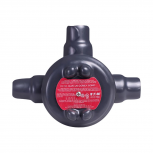 Crouse-Hinds Caja Condulet GUAT-36 DBR, 3 Puertos, 1", Hierro