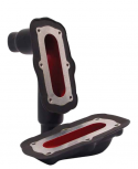 Crouse-Hinds Caja Condulet LBH-60 DBR, 2 Puertos, 2", Hierro