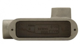 Crouse-Hinds Caja Condulet Ovalada Forma LR, 1/2", Aluminio