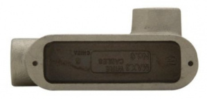 Crouse-Hinds Caja Condulet Ovalada con Tapa Forma LR, 1-1/4", Aluminio