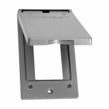 Crouse-Hinds Tapa para Pared TP7240, 1 Puerto, Gris