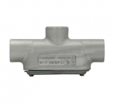 Crouse Hinds Domex Caja Condulet TB-37 CG, 3 Puertos, 1", Aluminio