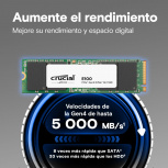 SSD Crucial CT2000E100SSD8 NVMe, 2TB, M.2, PCI Express 4.0 - Imagen adicional 1