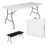 Cuory Mesa Plegable CUO-4726, 180cm x 70cm, Blanco