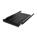 CyberPower Panel Carbon para Rack 1U, hasta 60 Kg, Negro