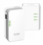 D-Link Kit Adaptador Powerline AV 500, Inalámbrico, 1x RJ-45, 500 Mbit/s