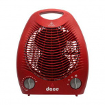 Dace Calefactor CAEMRM04, 1500W, 127V, Interior, Rojo