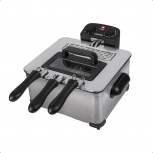 Daewoo Freidora de Aire DDF-376, 4 Litros, 1700W, 190 °C, Plata