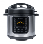 Daewoo Olla de Presión DI-606S-GT, Antiadherente, 6 Litros, Acero Inoxidable