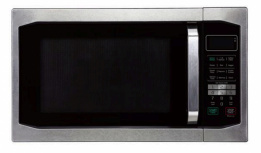 Daewoo Horno de Microondas DMM-1610MS, 1.6 Pies Cúbicos, 1100W, 45 Litros, Plata